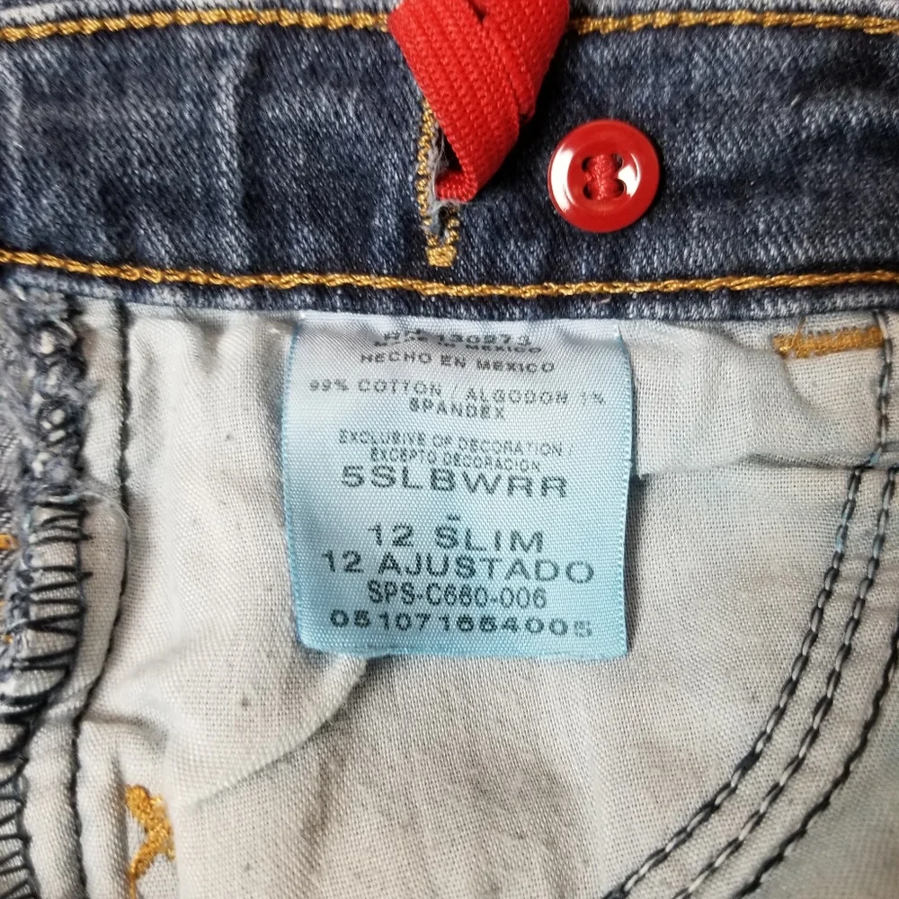 Wrangler slim  big kids jeans size 12